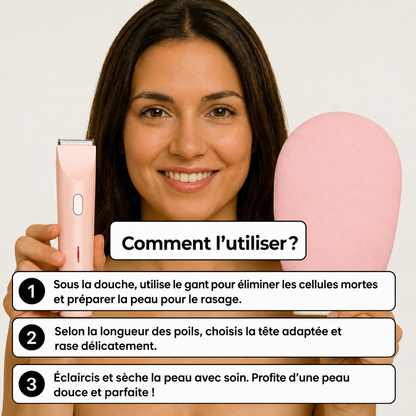 Rasoir 2-en-1 bikini et corps Oraino™